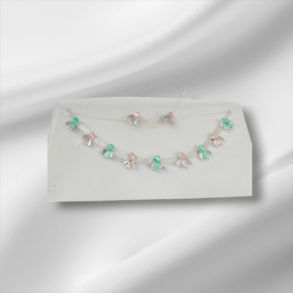 Pastel Choker & Earrings Set - Image 4