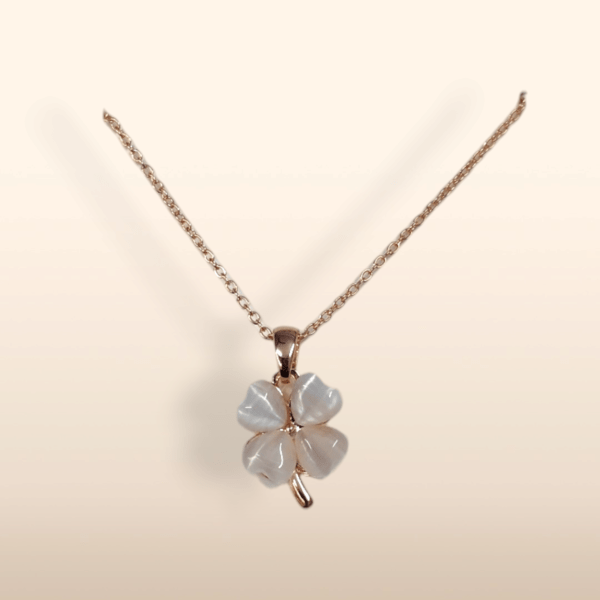 Lucky Clover Pendant Necklace - Image 3