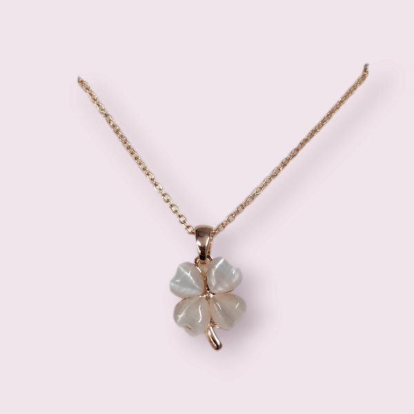 Lucky Clover Pendant Necklace - Image 2